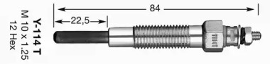 Свеча накаливания NGK 6528